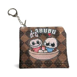 Labubu‎ Brown Kids Coin Pouch